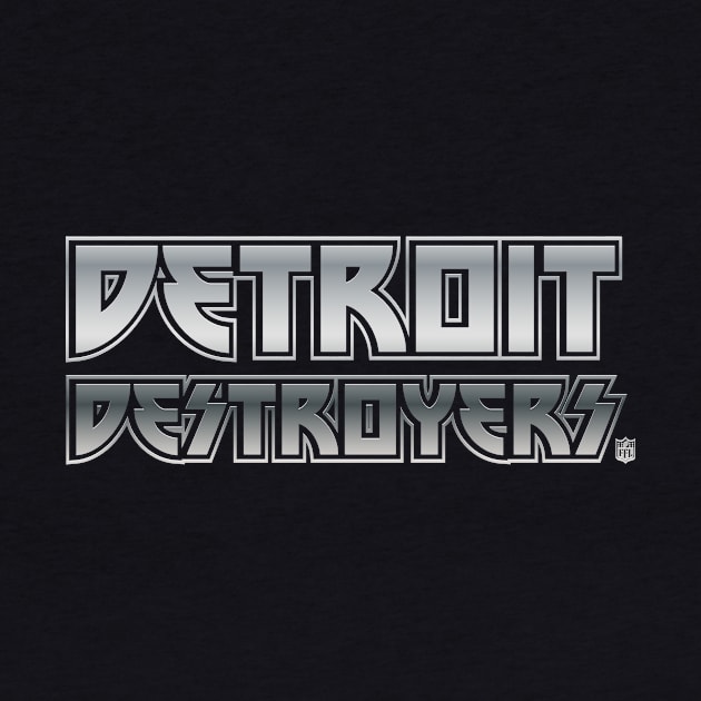 Detroit Destroyers Silver by Fresh Fly Threads